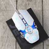 Star White USB Pro Gaming Mouse