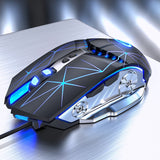 Star Black USB Wired Computer Mouse